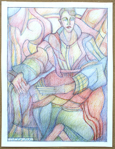 Jansen zeichnung signiert - jansen,
