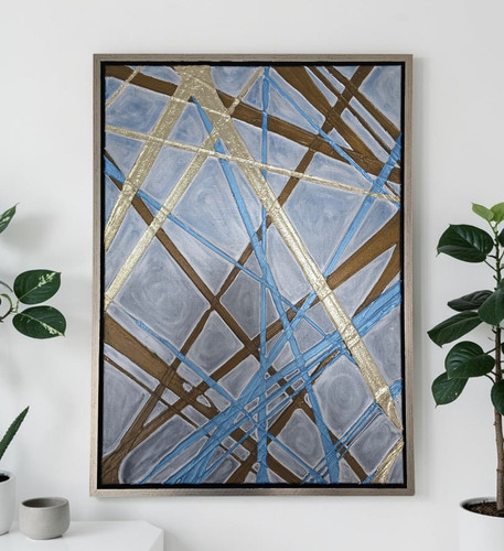 Gemälde 74x54abstrakt - t.ec,