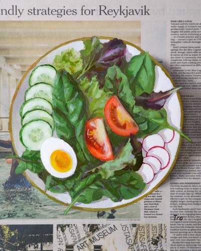 Salat bild gemälde auf - salat,
