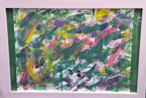 Naive kunst gemälde - kunst,