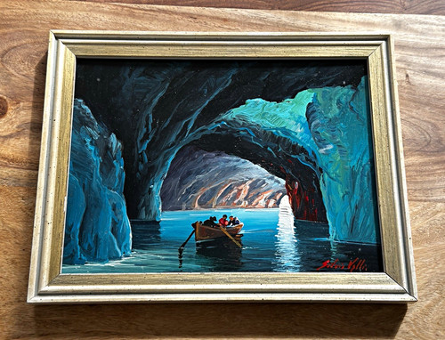 ölgemälde blaue grotte - Ölgemälde, „blaue