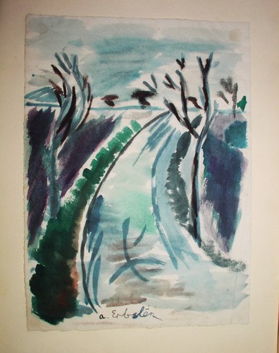 Adolf erbslöh aquarell 30 - erbslöh, ca.