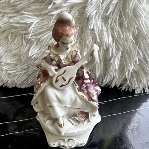 Vintage porzellanfigur dame - porzellanfigur, „dame