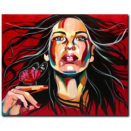Acryl bild gemälde modern - bild,