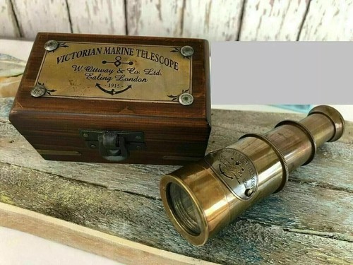 Teleskop maritim antik - teleskop,