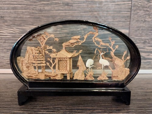 Korkschnitzerei miniatur im - ,