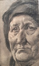 Zeichnung Frauenkopf