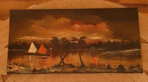 Gemälde auf leinwand signiert - gemälde,
