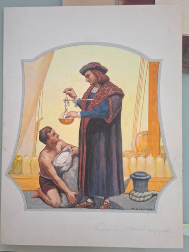 Gemälde karl hayd szene - karl,