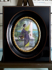 R. Moch Miniatur Genre Malerei