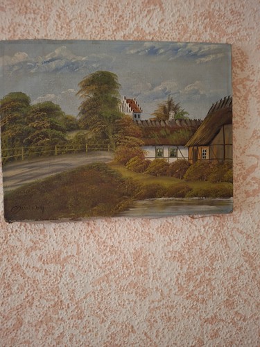 Alte sommerlandschaft mit - sommerlandschaft,