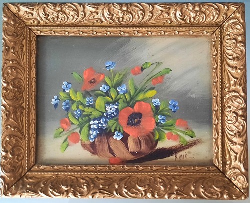 Antikes bild blumen - bild,