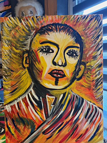 Expressionistisches gemälde - expressionistisches,