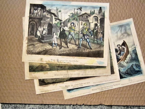 Handcolor lithographien - 4, handcolor.