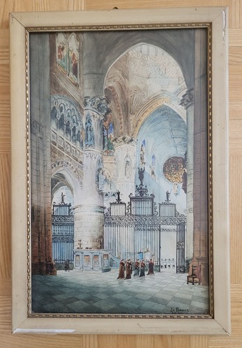 Bauer bredt aquarell - , burgos