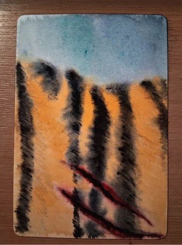 Aquarellgemälde eines