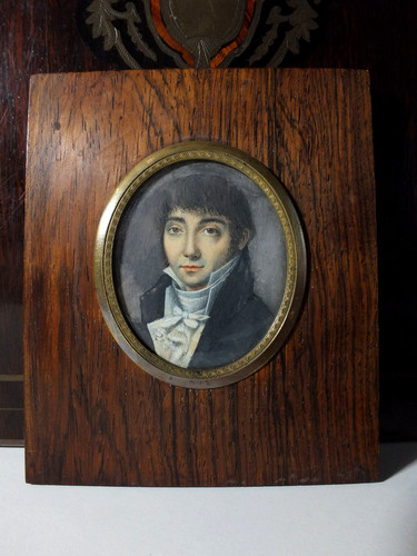 Antike miniaturgemälde tafel - miniaturgemälde,