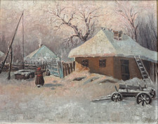 Winterlandschaft Gemälde