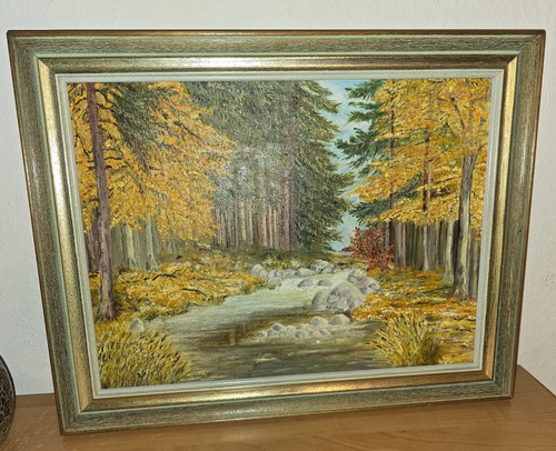 ölbild herbst ölgemälde - herbst,