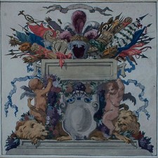 Wappen Waffenhaufen Tropaion