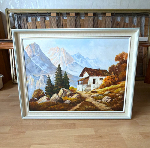 Gerahmtes gemälde - gerahmtes,