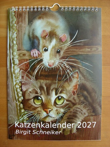 Katzenkalender 2027 din - 2027, a4