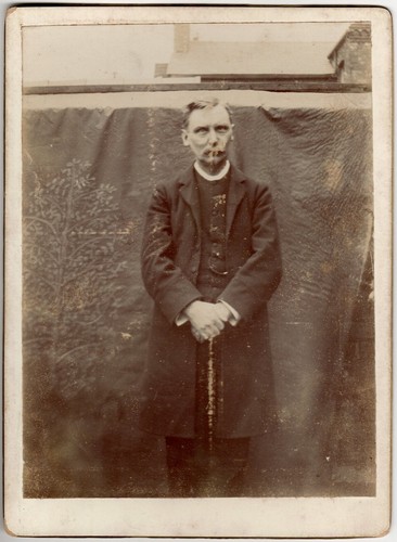Antik cabinet card foto groß - card,