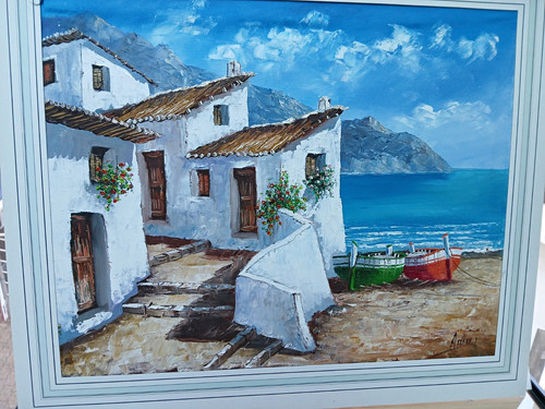 ölgemälde mediterranes - Ölgemälde, "mediterranes