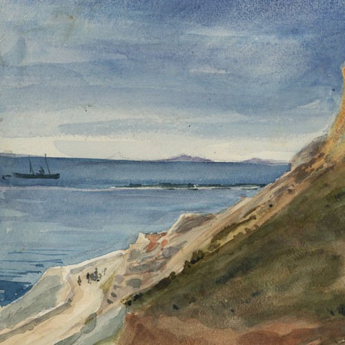 Felsküste mit meerblick - felsküste,