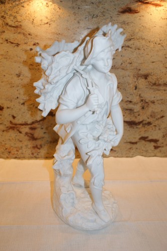 Bisquitporzellan-Figur,Jüngli