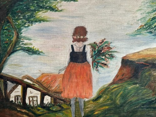 ölgemälde gemälde mädchen - Ölgemälde,