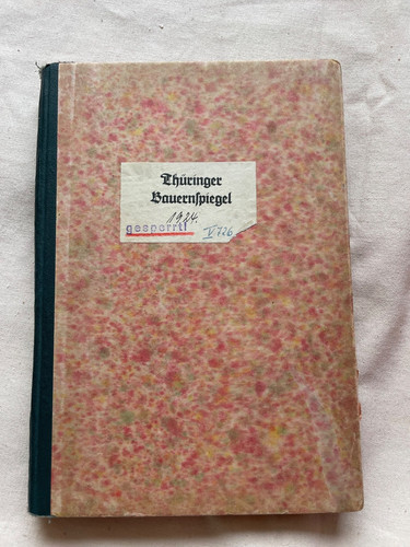 Thüringer bauernspiegel - "thüringer,