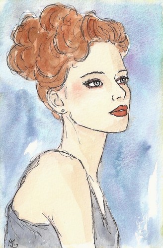 Portrait frau mädchen - frau,